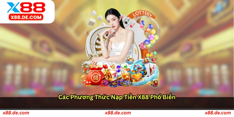 Các phương thức nạp tiền X88 phổ biến